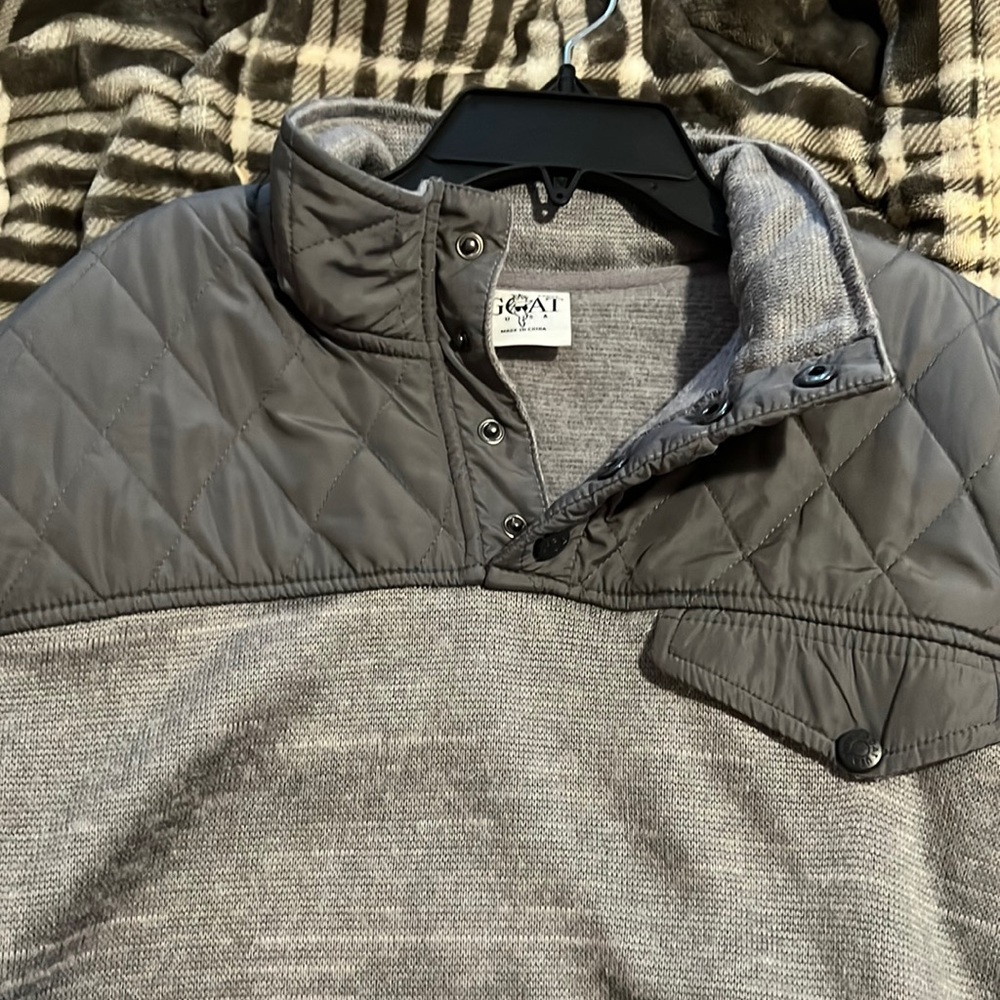 Men’s GOAT USA Lacrosse pullover sweatshirt. Large